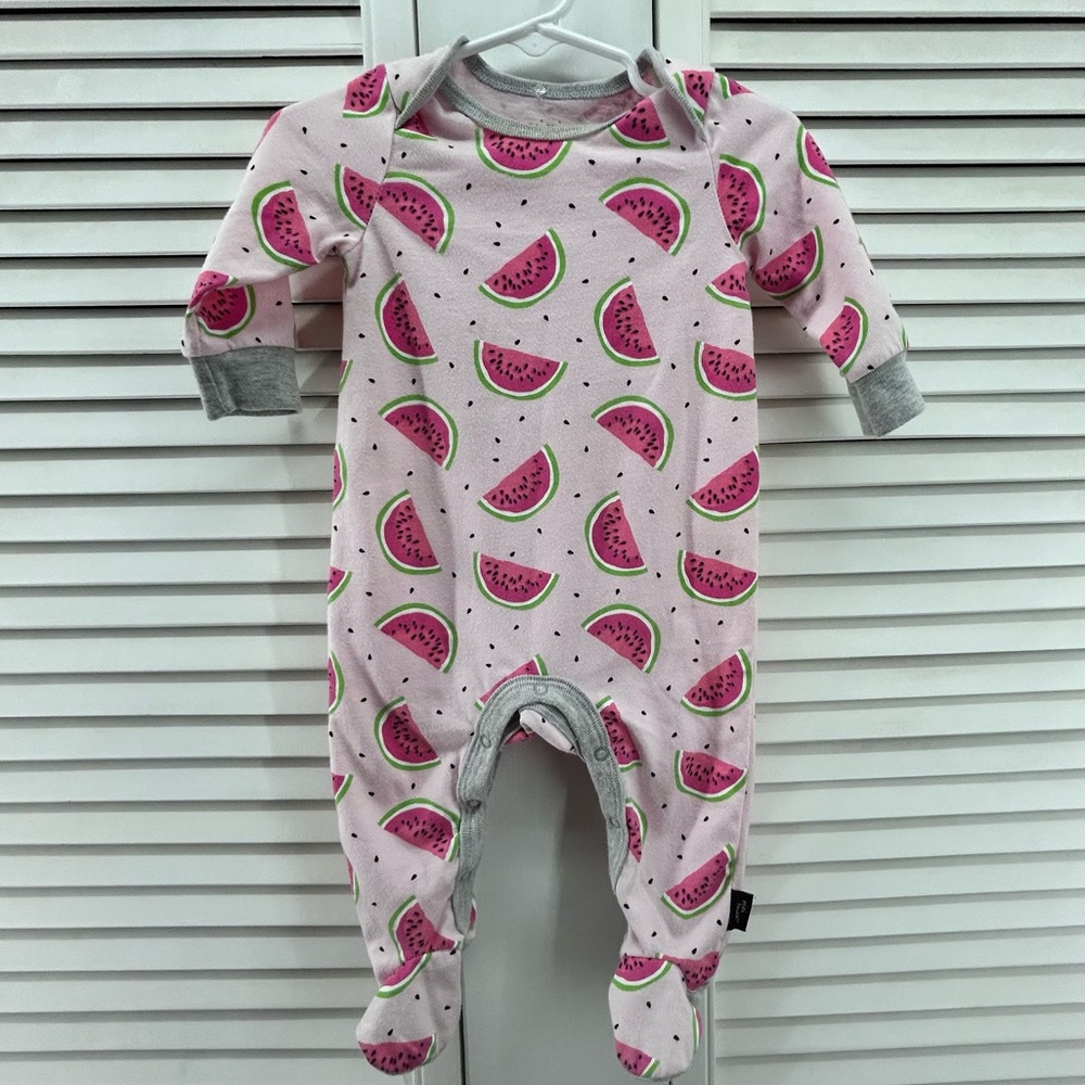 Mini Heroes Ntd Watermelon Footie 3-6M?